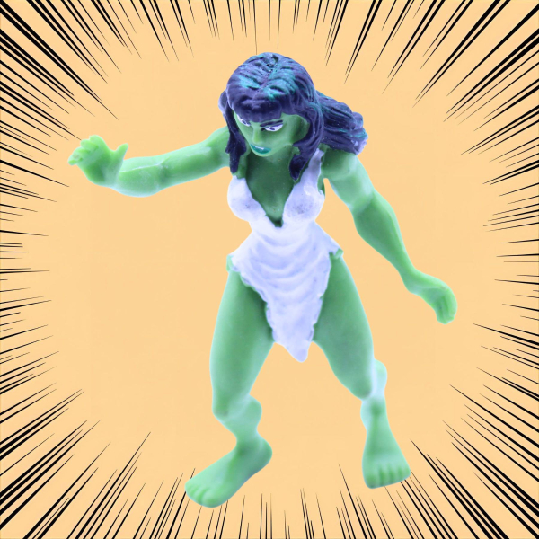 Marvel She-Hulk PVC Figur 1992 | Comics Spain Vintage